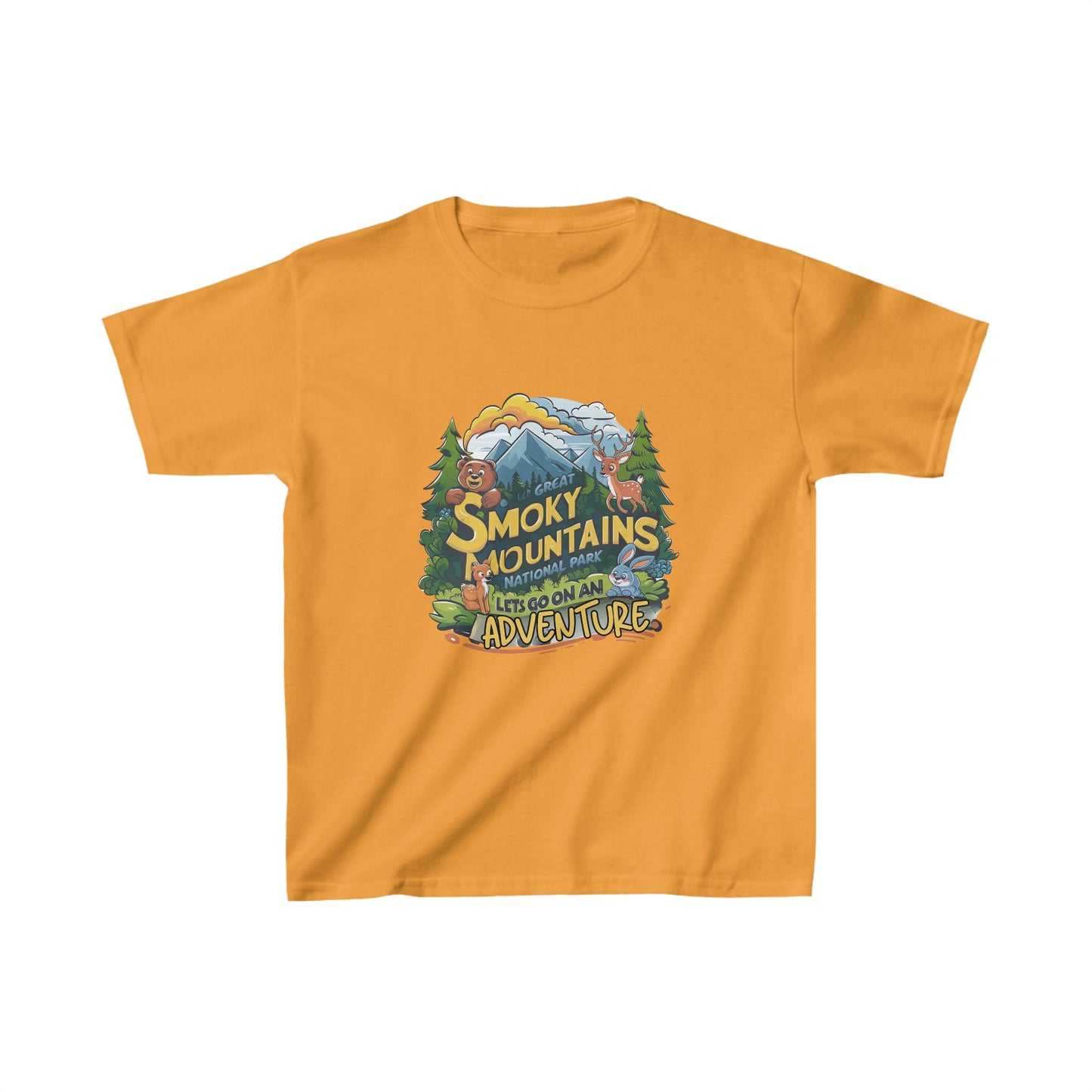 Great Smoky Mountains National Park Adventure Kids Heavy Cotton™ Tee