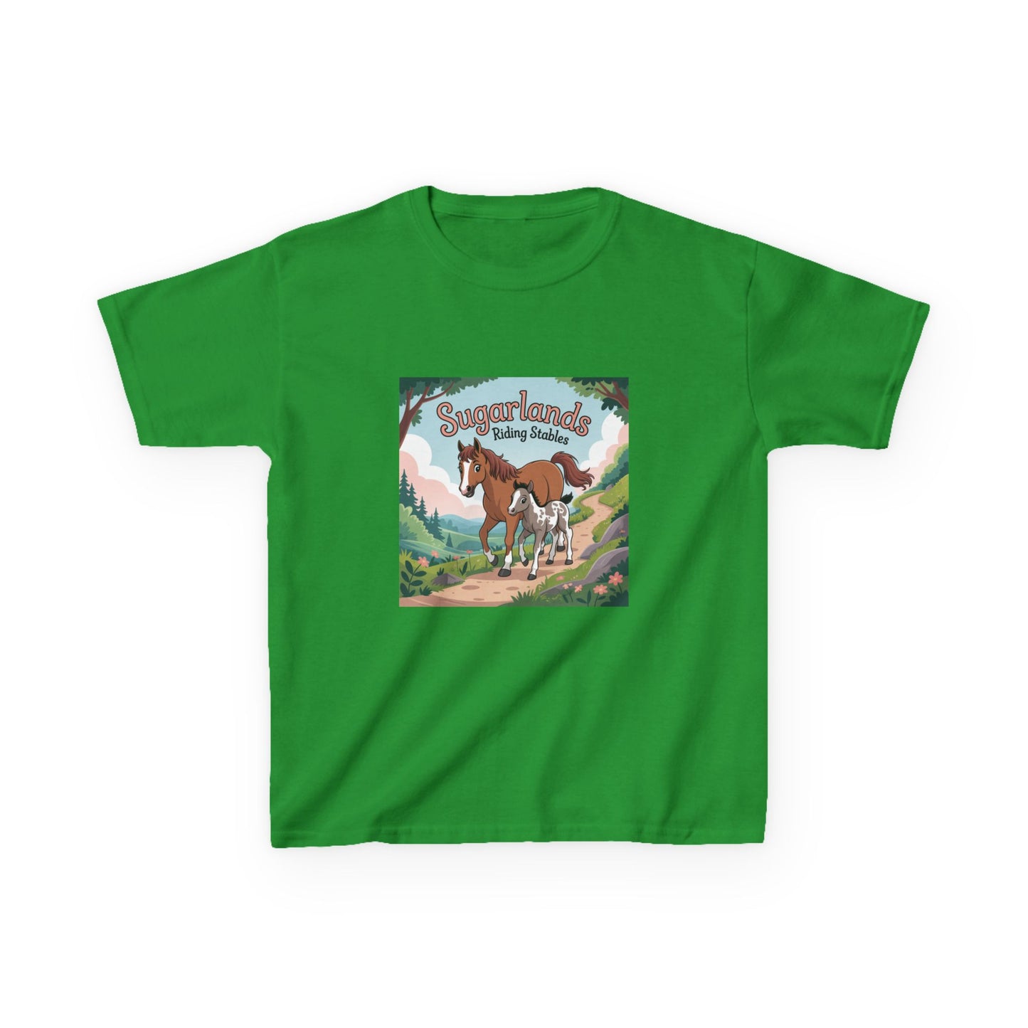 Sugarlands Riding Stables Mama and Baby Horse Kids Heavy Cotton™ Tee