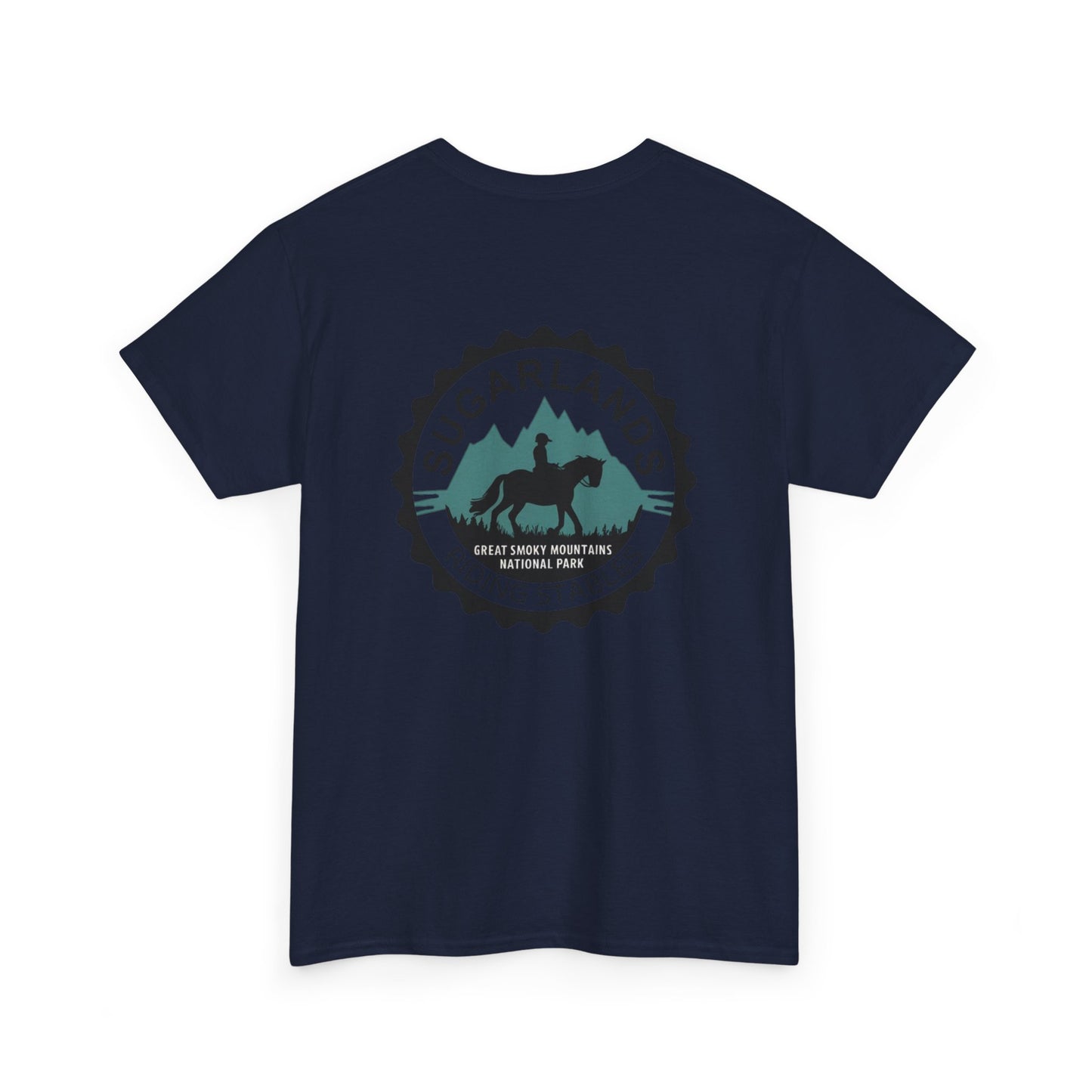 Sugarlands Riding Stables GSMNP Rider Unisex Heavy Cotton Tee
