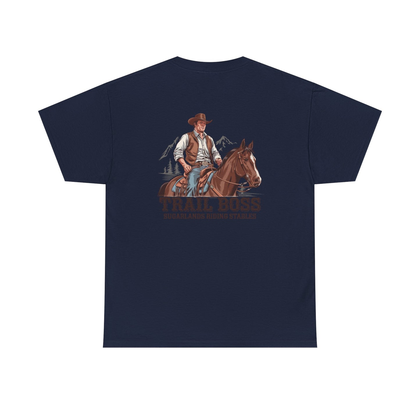 Sugarlands Riding Stables Cowboy Trail Boss Unisex Heavy Cotton Tee