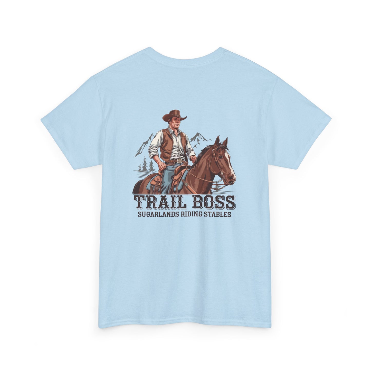 Sugarlands Riding Stables Cowboy Trail Boss Unisex Heavy Cotton Tee