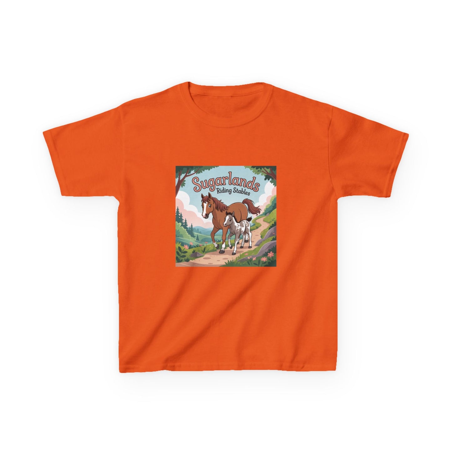 Sugarlands Riding Stables Mama and Baby Horse Kids Heavy Cotton™ Tee