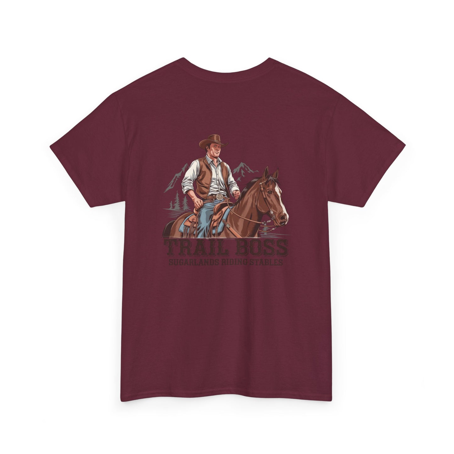 Sugarlands Riding Stables Cowboy Trail Boss Unisex Heavy Cotton Tee