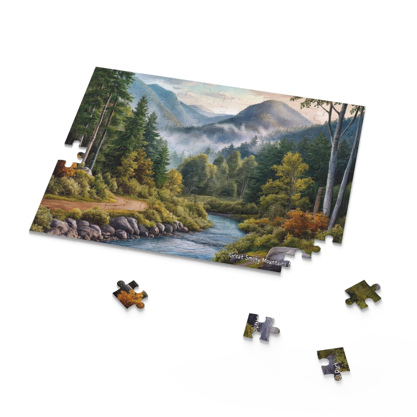 Great Smoky Mountains National Park River Puzzle (120, 252, 500-Piece)
