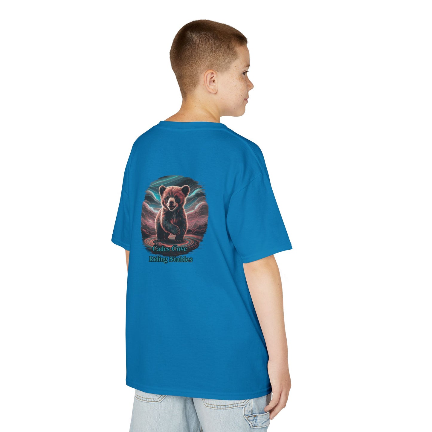 Cades Cove Riding Stables Baby Bear Kids Heavy Cotton™ Tee