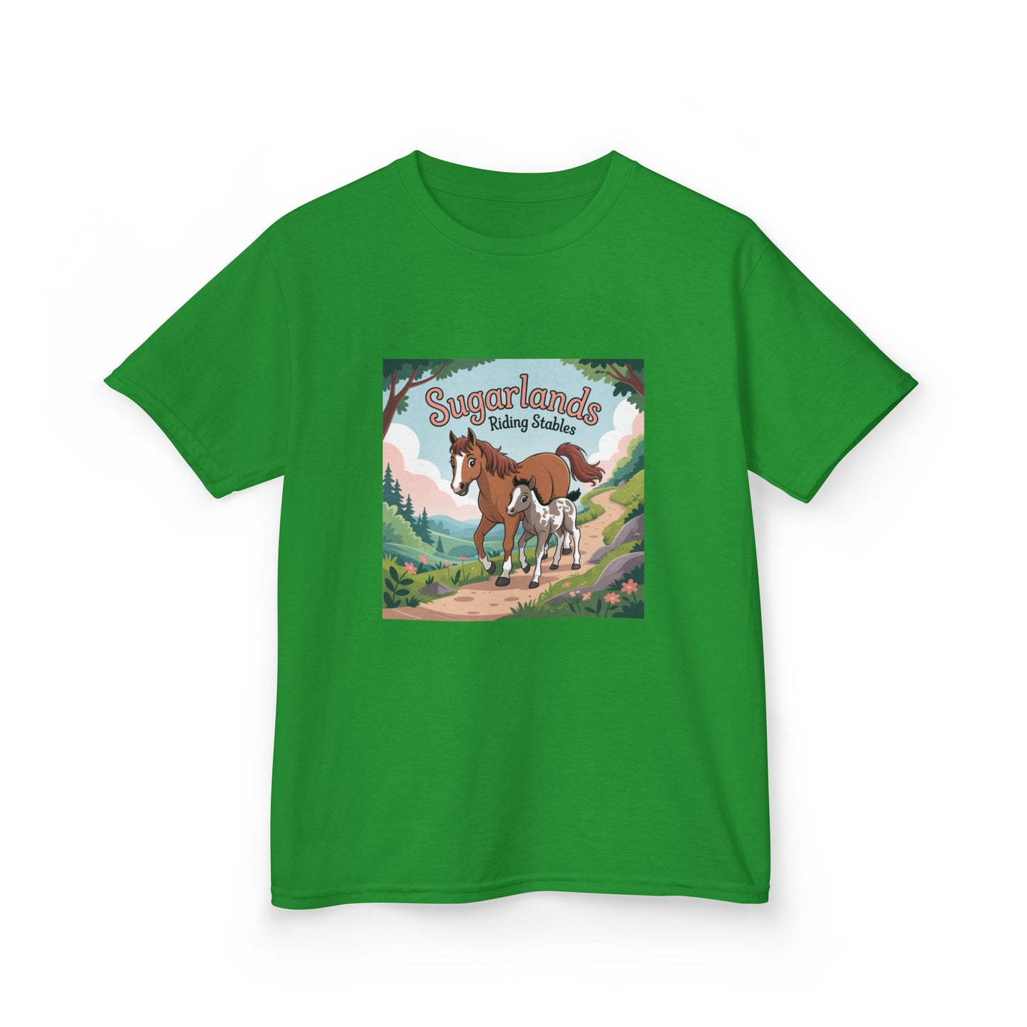 Sugarlands Riding Stables Mama and Baby Horse Kids Heavy Cotton™ Tee