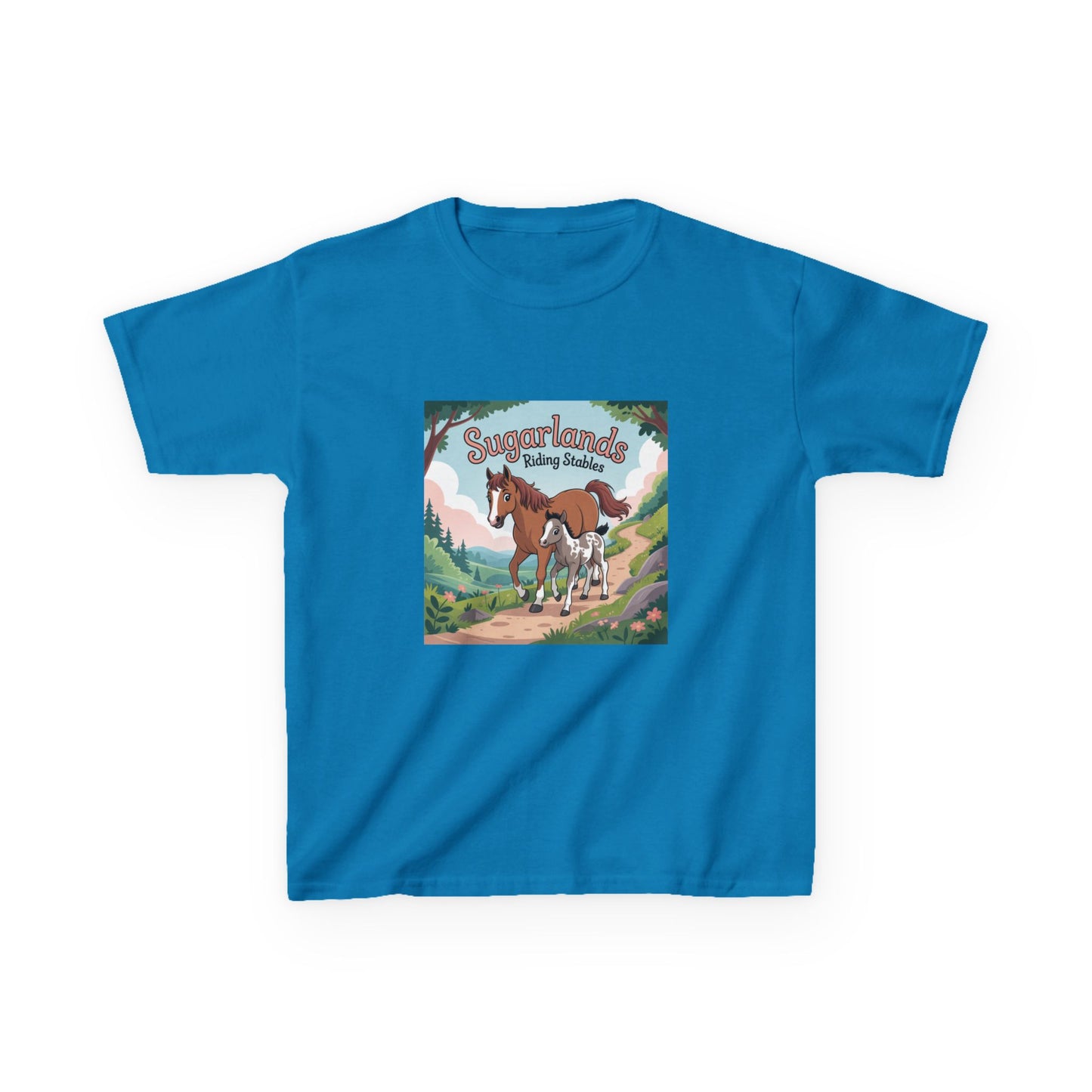 Sugarlands Riding Stables Mama and Baby Horse Kids Heavy Cotton™ Tee