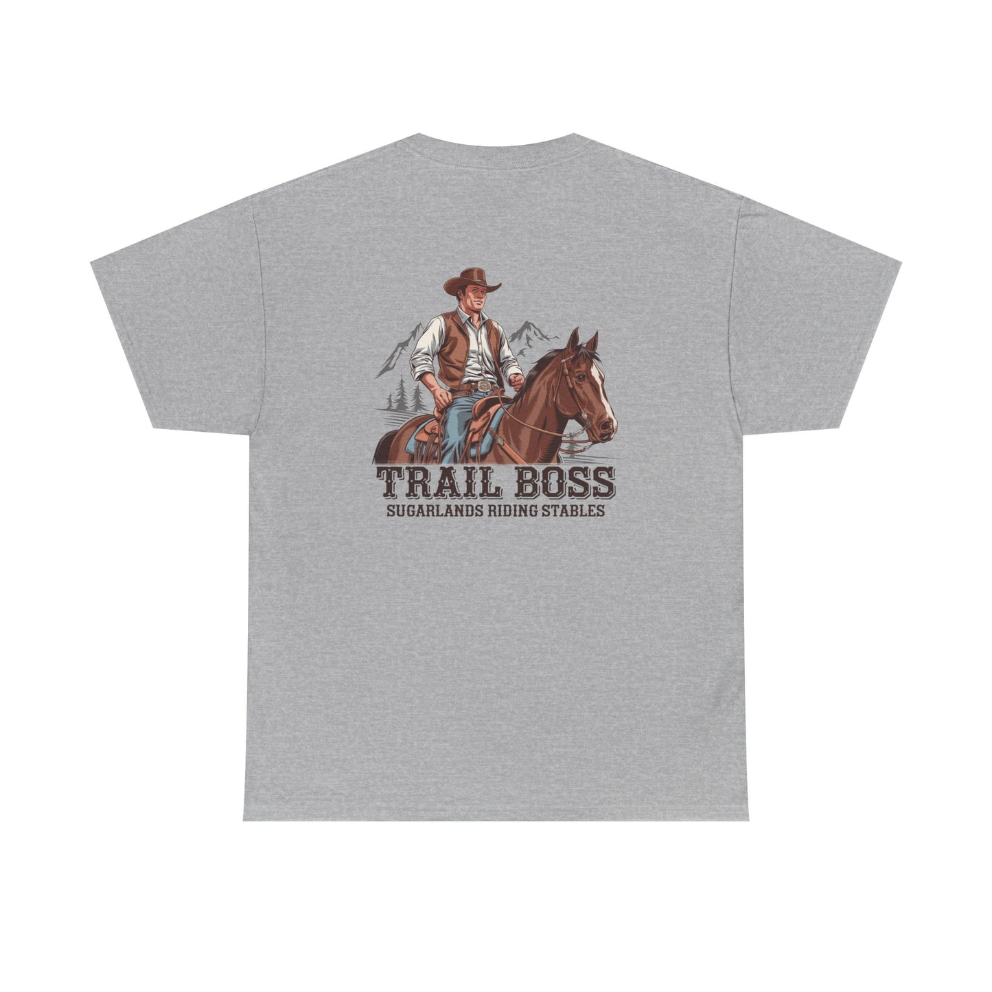 Sugarlands Riding Stables Cowboy Trail Boss Unisex Heavy Cotton Tee