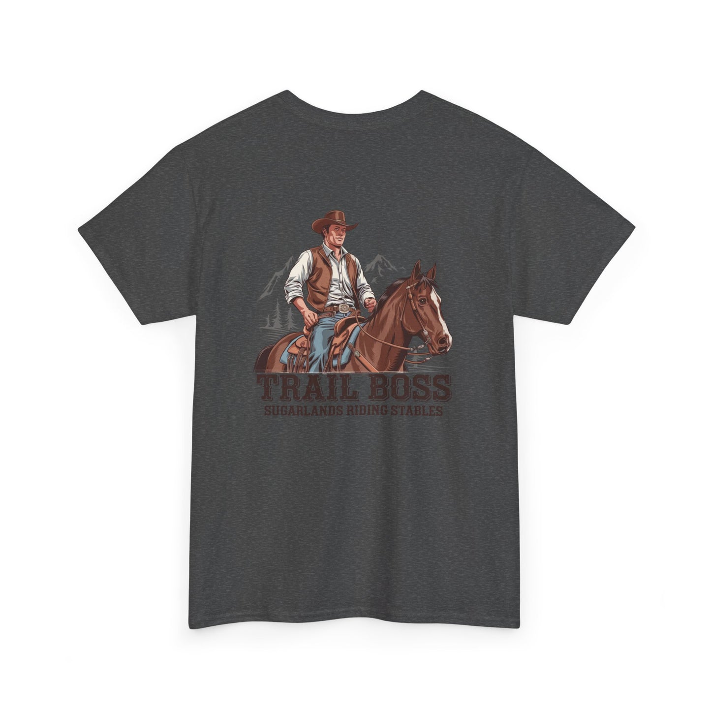 Sugarlands Riding Stables Cowboy Trail Boss Unisex Heavy Cotton Tee