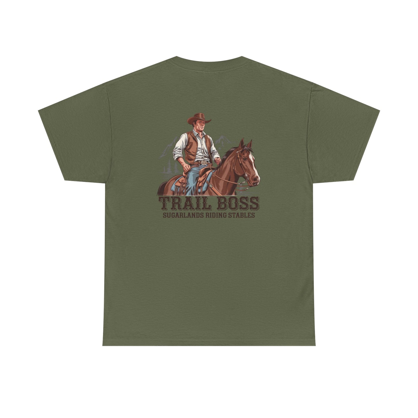 Sugarlands Riding Stables Cowboy Trail Boss Unisex Heavy Cotton Tee