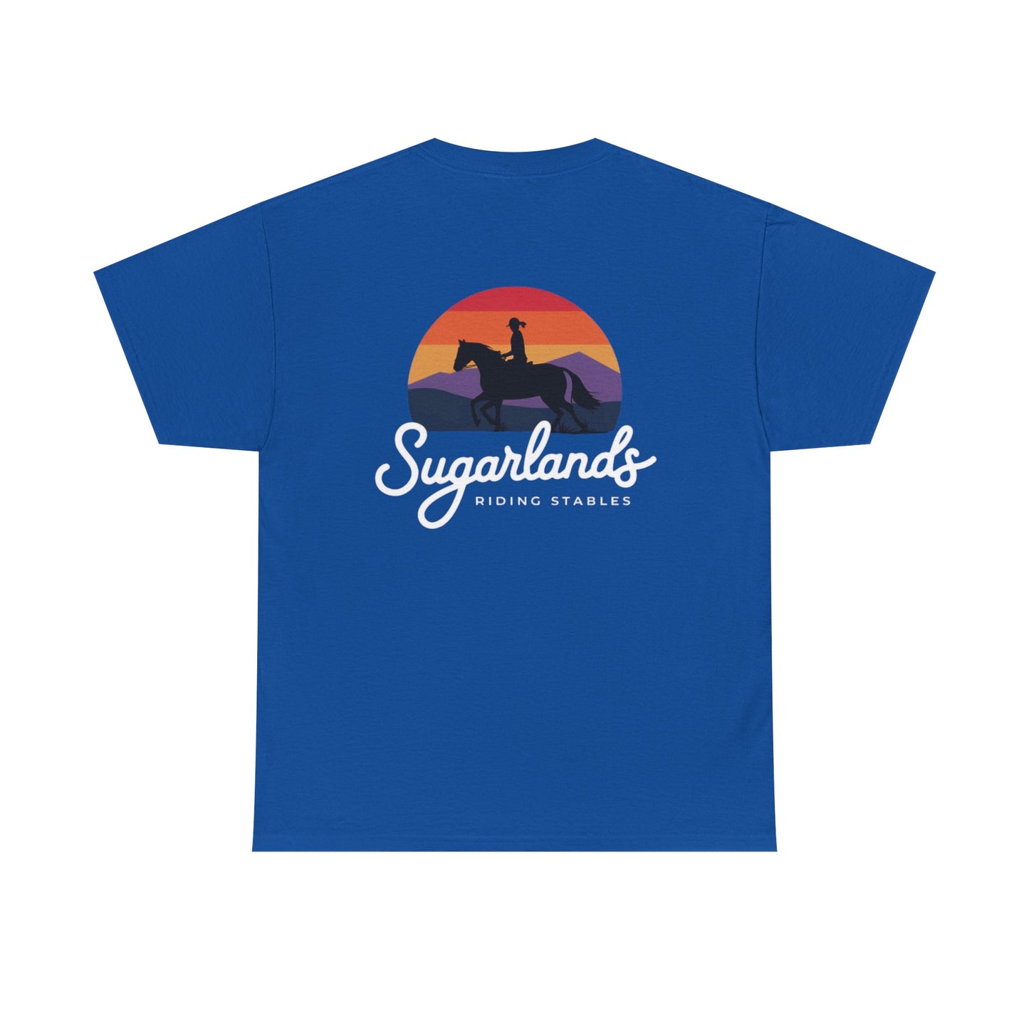 Sugarlands Riding Stables Sunset Rider Unisex Heavy Cotton Tee