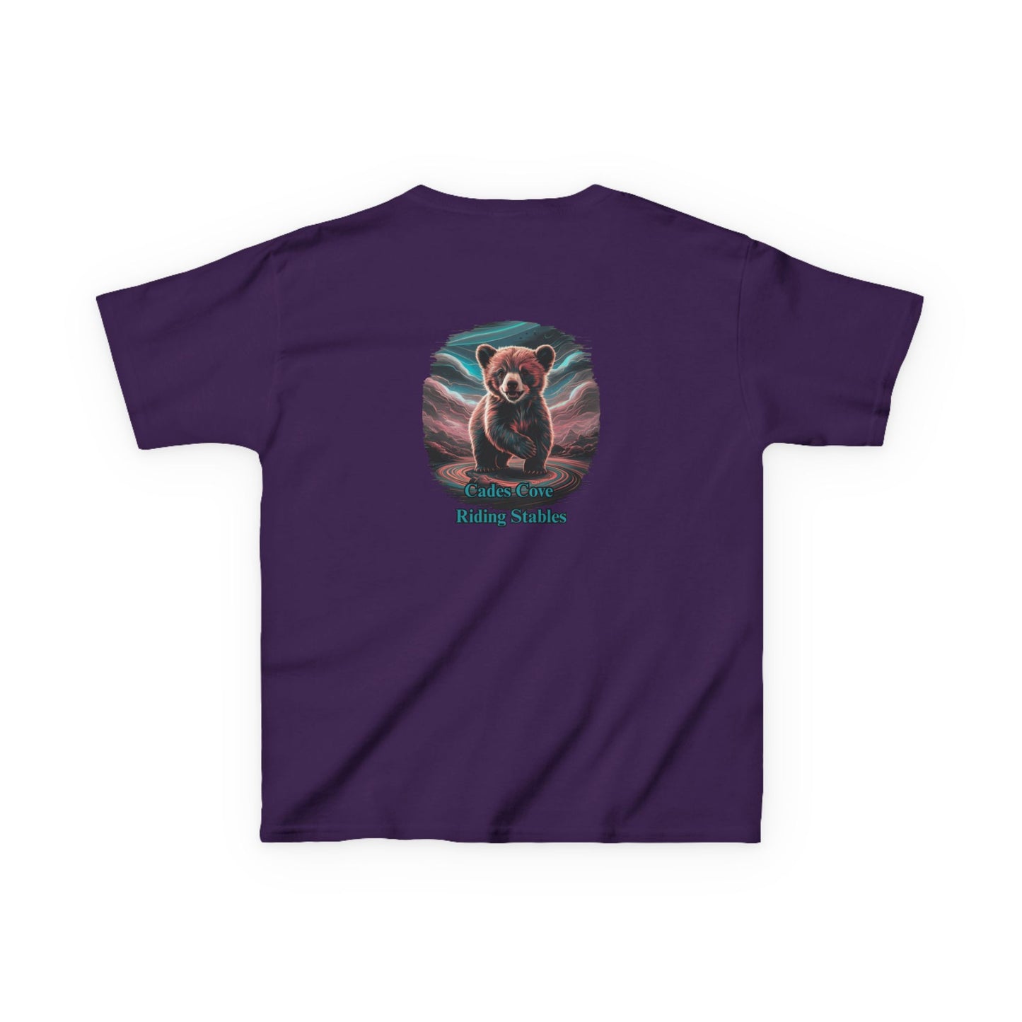 Cades Cove Riding Stables Baby Bear Kids Heavy Cotton™ Tee