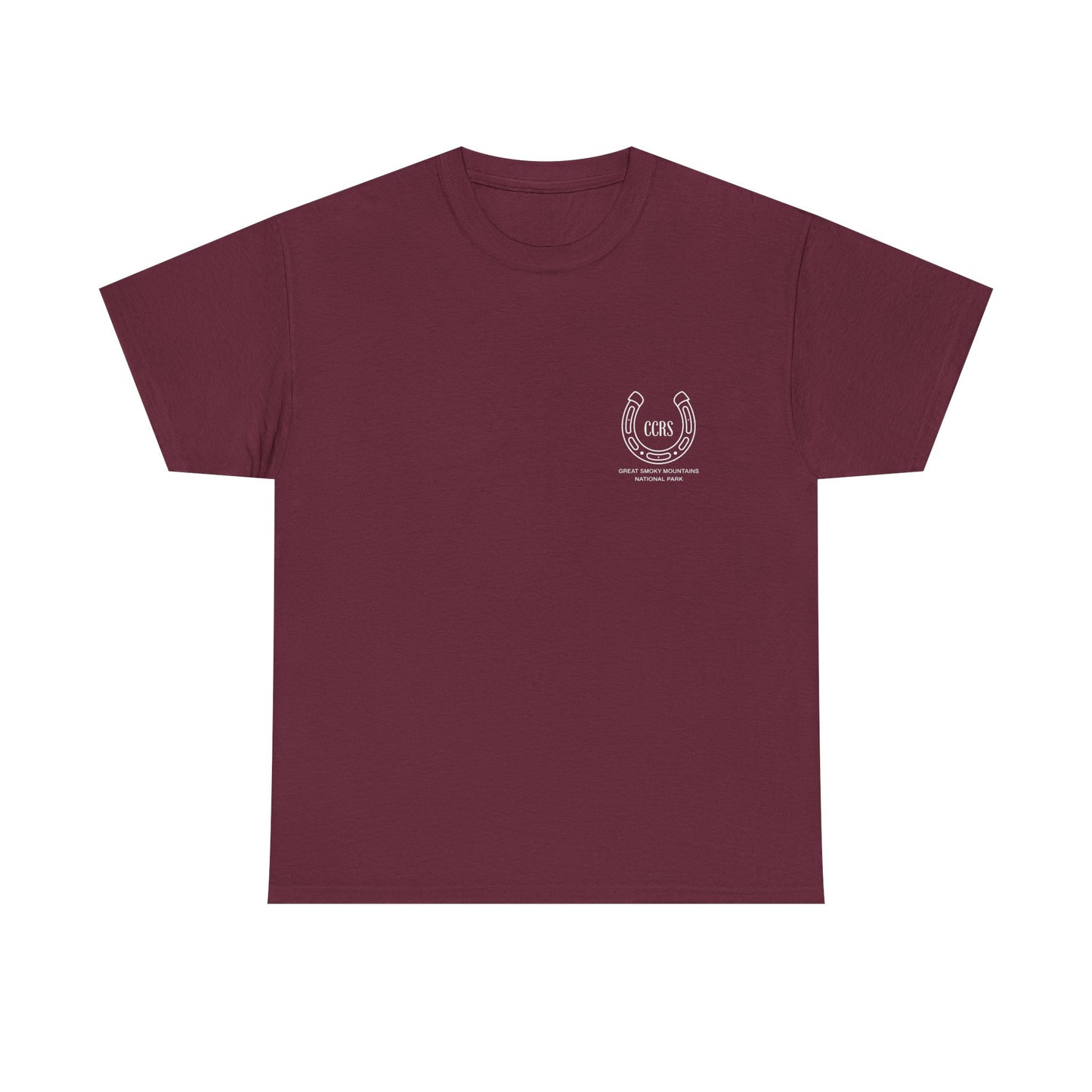 Cades Cove Riding Stables River Horse Unisex Heavy Cotton Tee