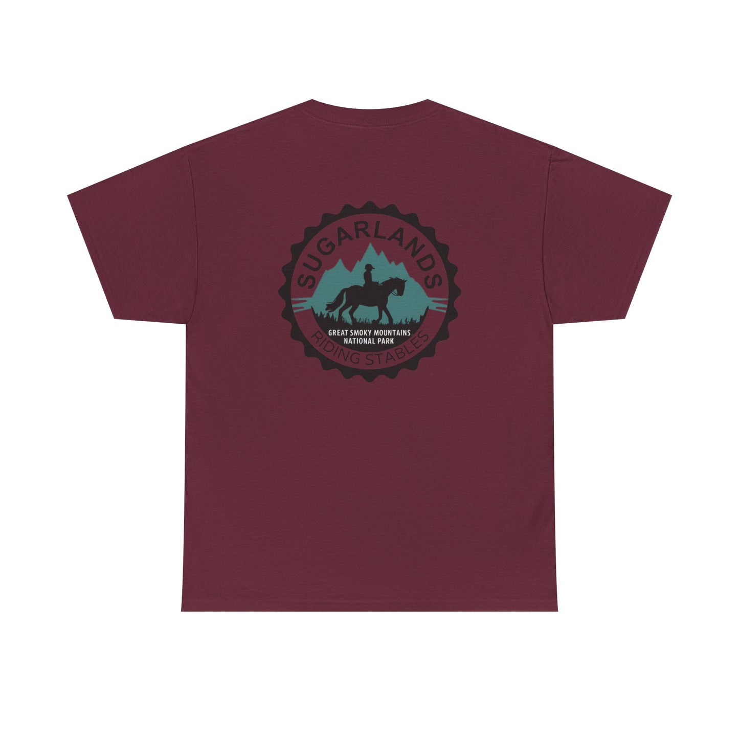 Sugarlands Riding Stables GSMNP Rider Unisex Heavy Cotton Tee