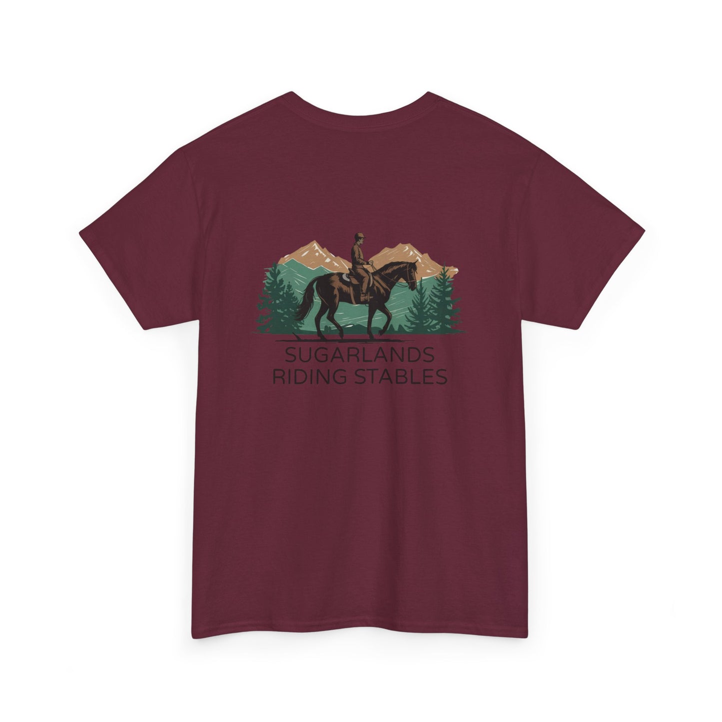 Sugarlands Riding Stables Mountain Rider Unisex Heavy Cotton Tee
