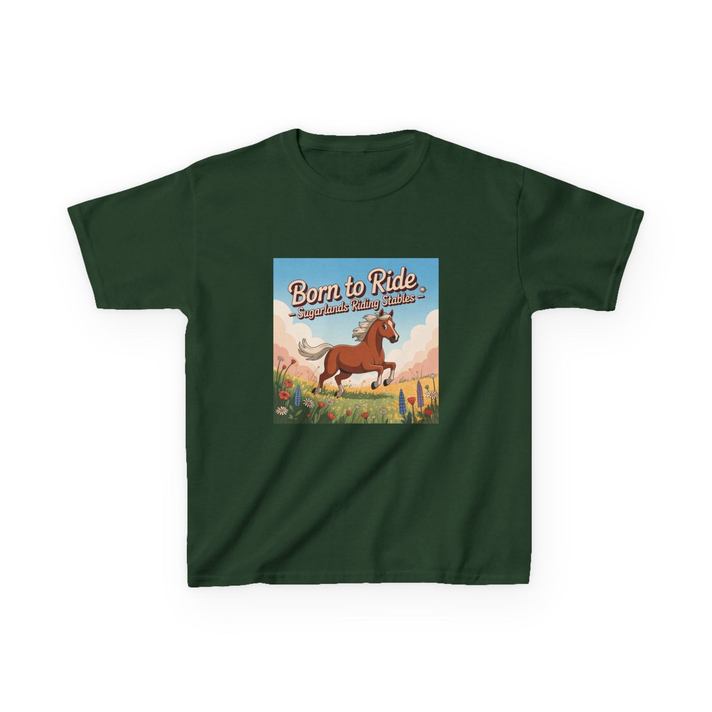 Sugarlands Riding Stables Born to Ride Kids Heavy Cotton™ Tee