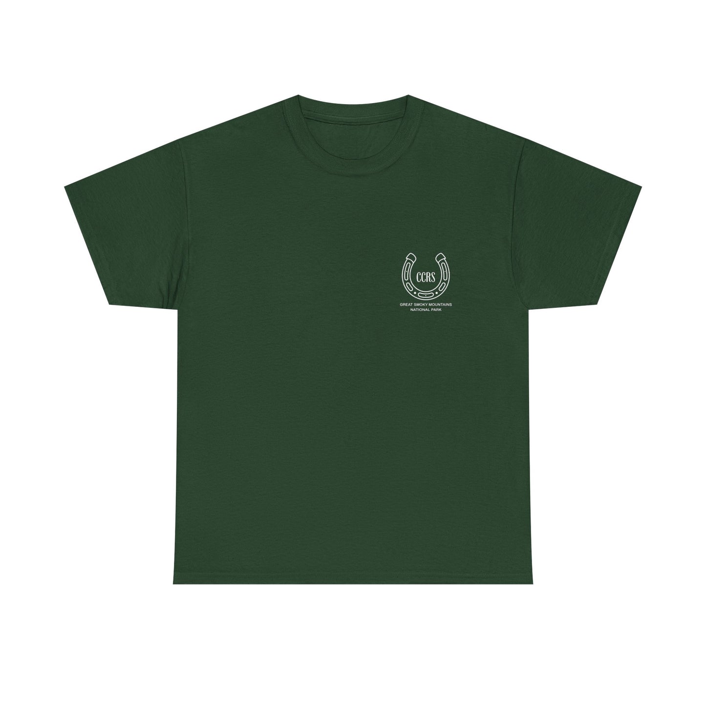 Cades Cove Riding Stables River Horse Unisex Heavy Cotton Tee