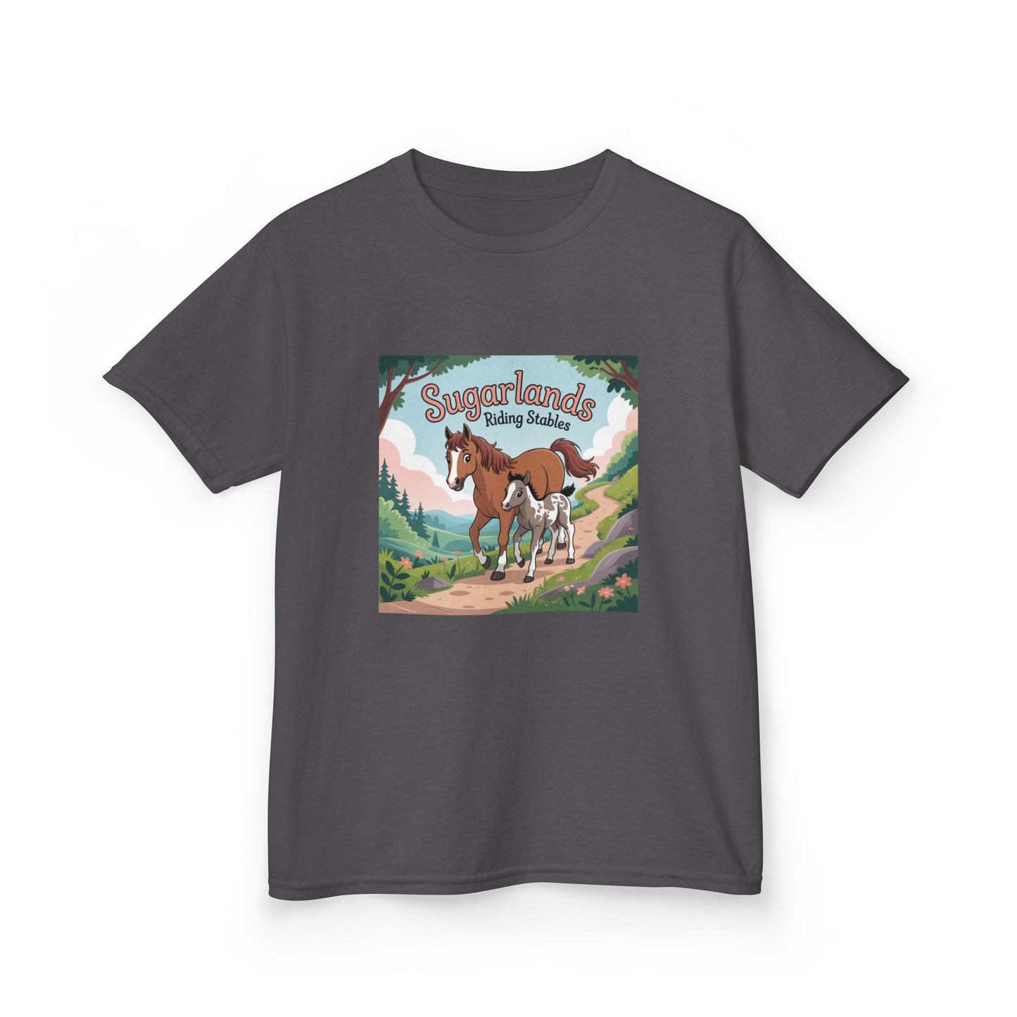 Sugarlands Riding Stables Mama and Baby Horse Kids Heavy Cotton™ Tee