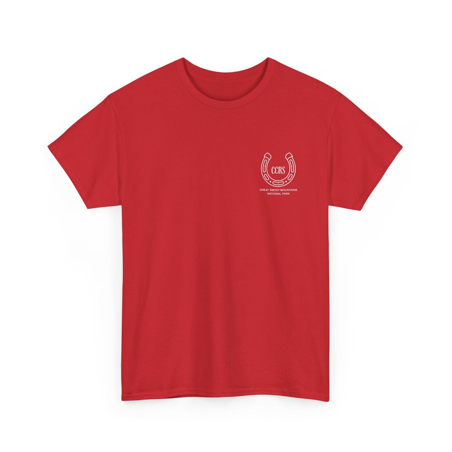 Cades Cove Riding Stables Retro Sunset Unisex Heavy Cotton Tee