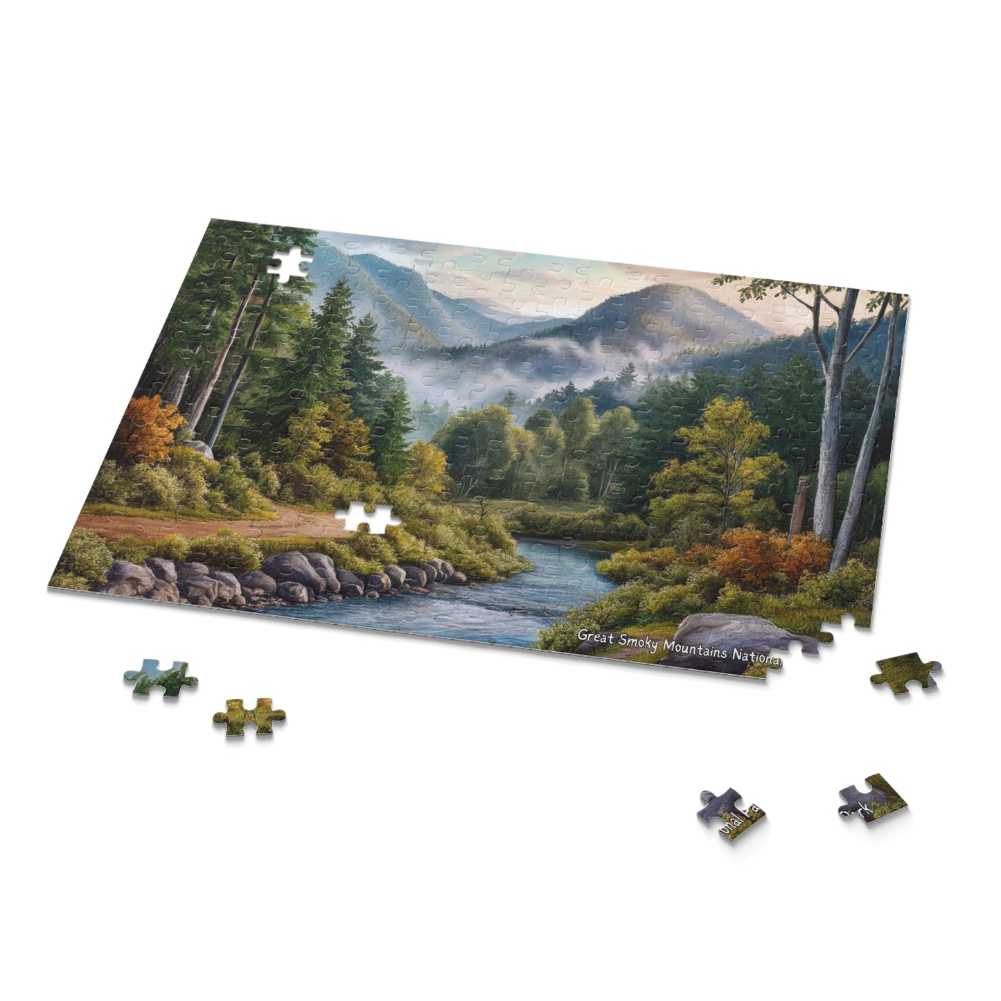 Great Smoky Mountains National Park River Puzzle (120, 252, 500-Piece)