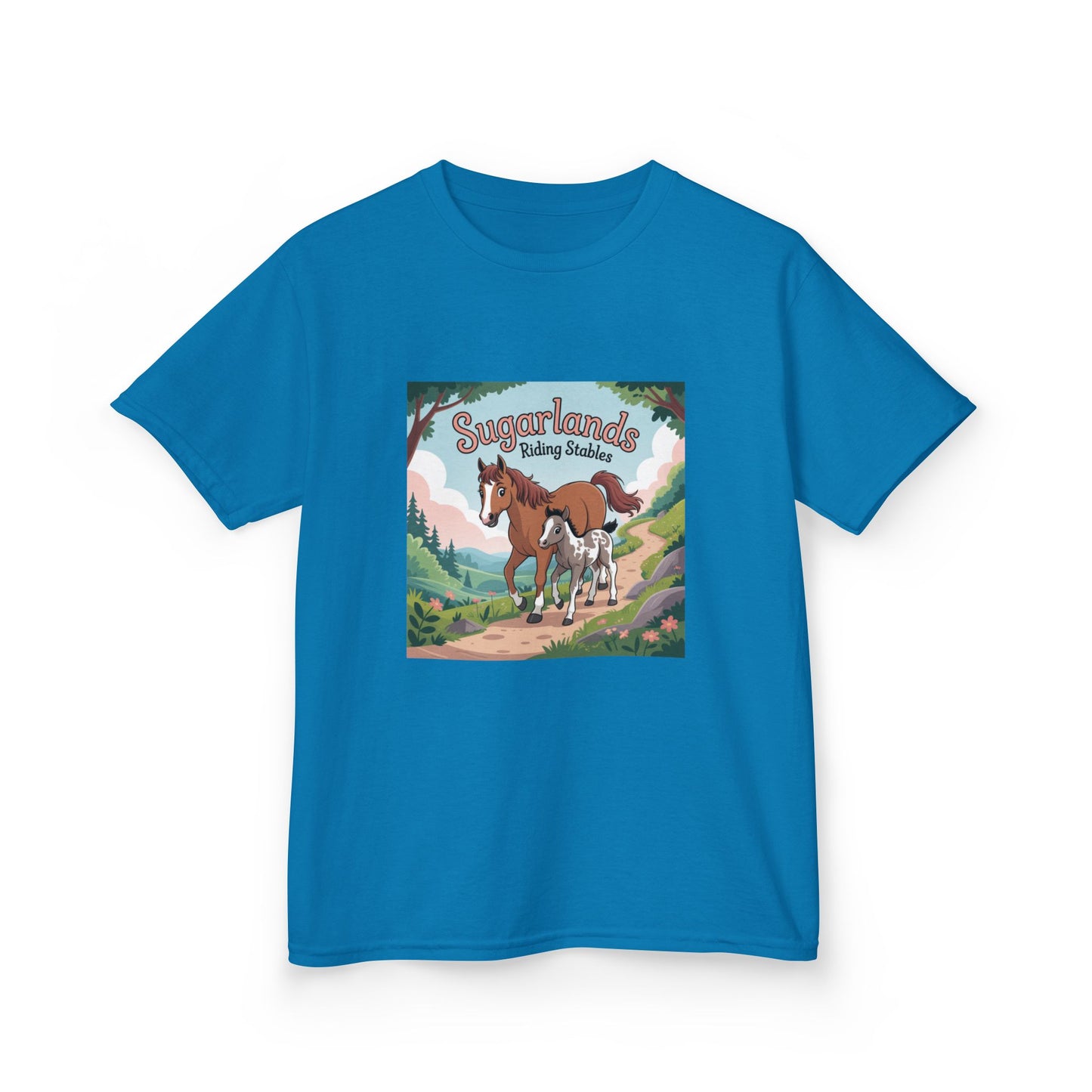 Sugarlands Riding Stables Mama and Baby Horse Kids Heavy Cotton™ Tee
