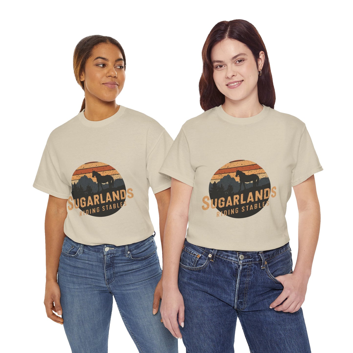 Sugarlands Riding Stables Mountain Horse Unisex Heavy Cotton Tee