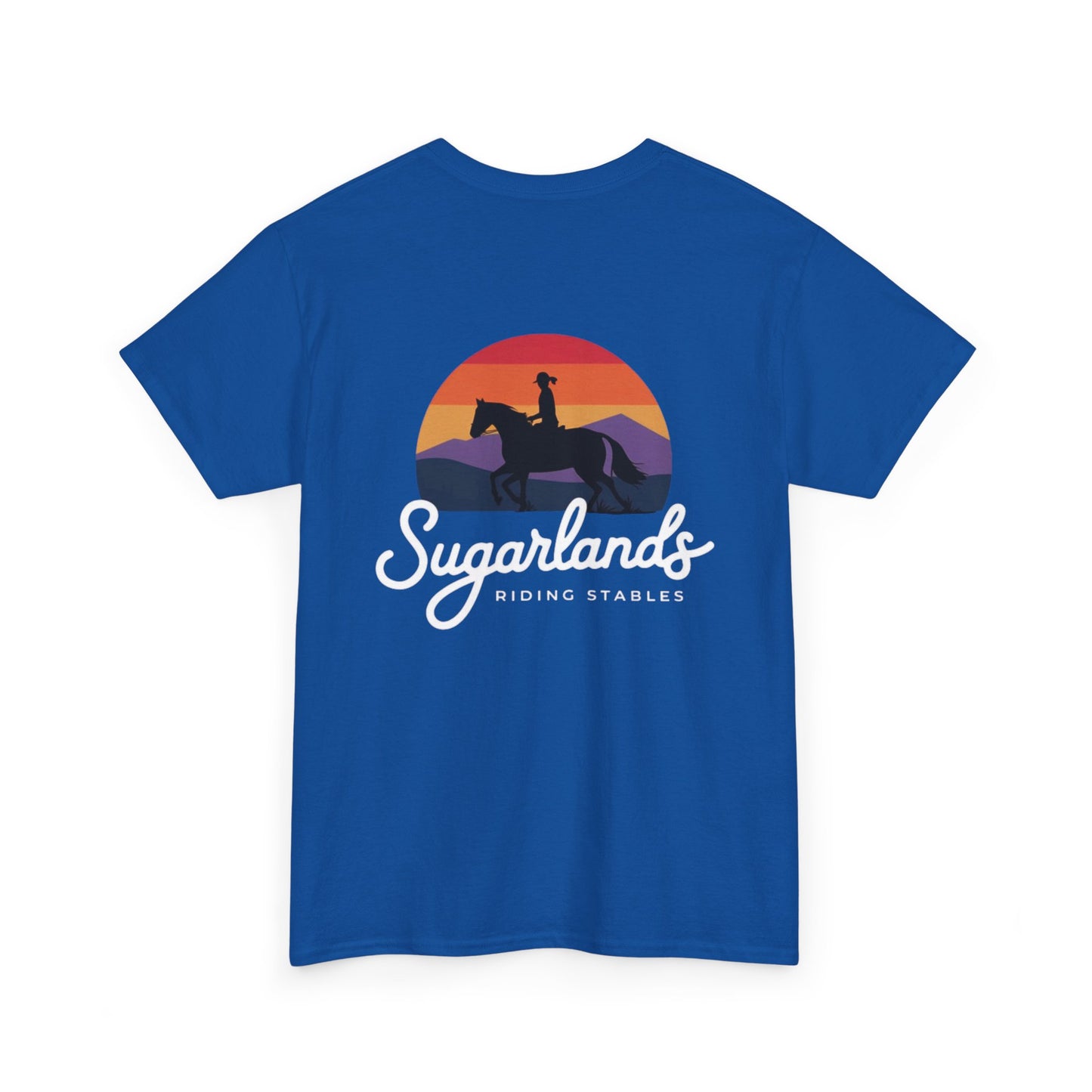 Sugarlands Riding Stables Sunset Rider Unisex Heavy Cotton Tee