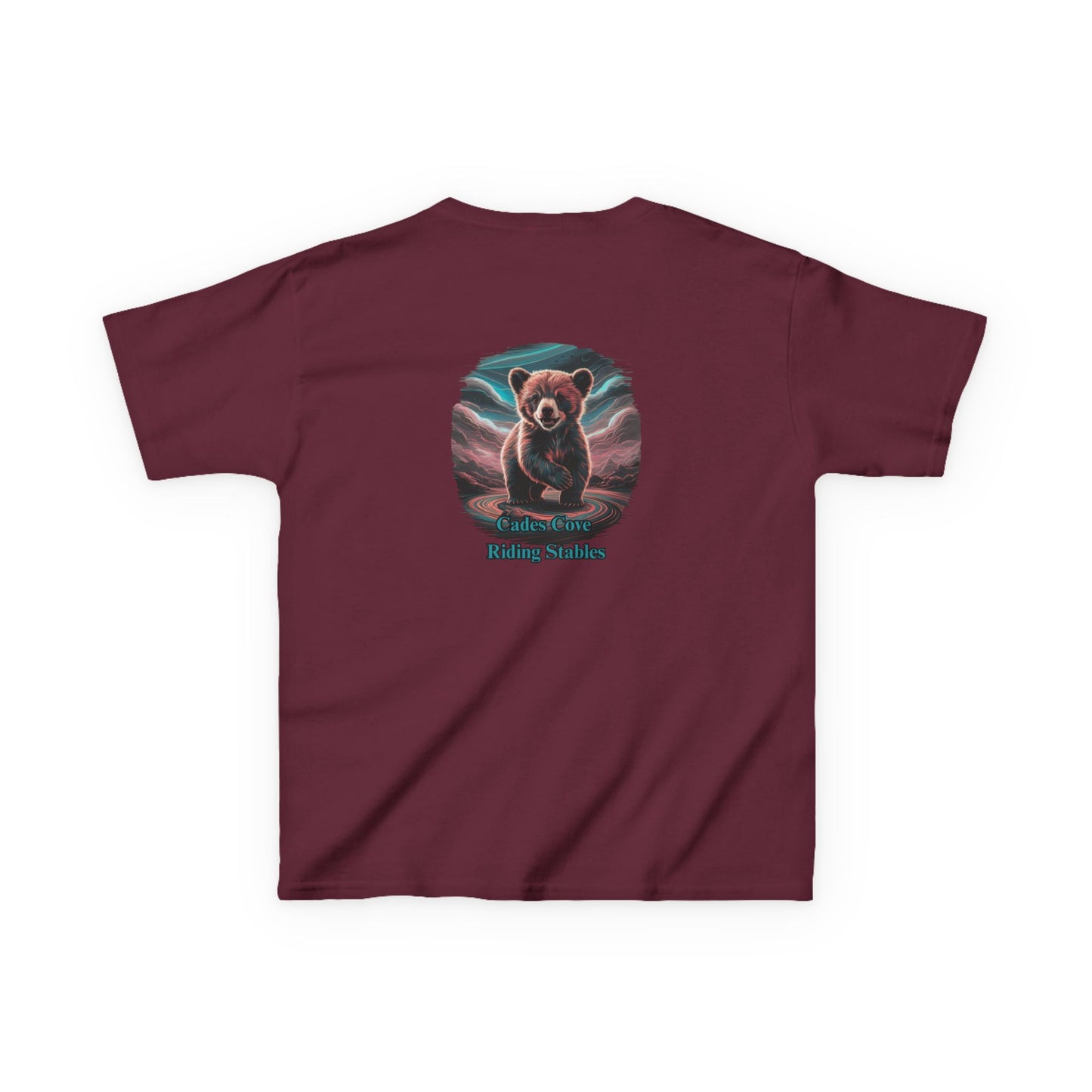 Cades Cove Riding Stables Baby Bear Kids Heavy Cotton™ Tee