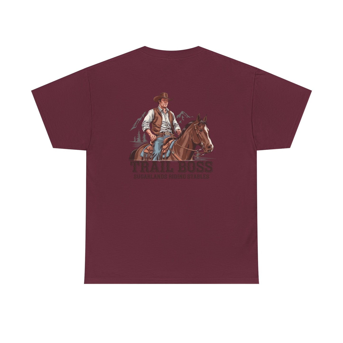 Sugarlands Riding Stables Cowboy Trail Boss Unisex Heavy Cotton Tee