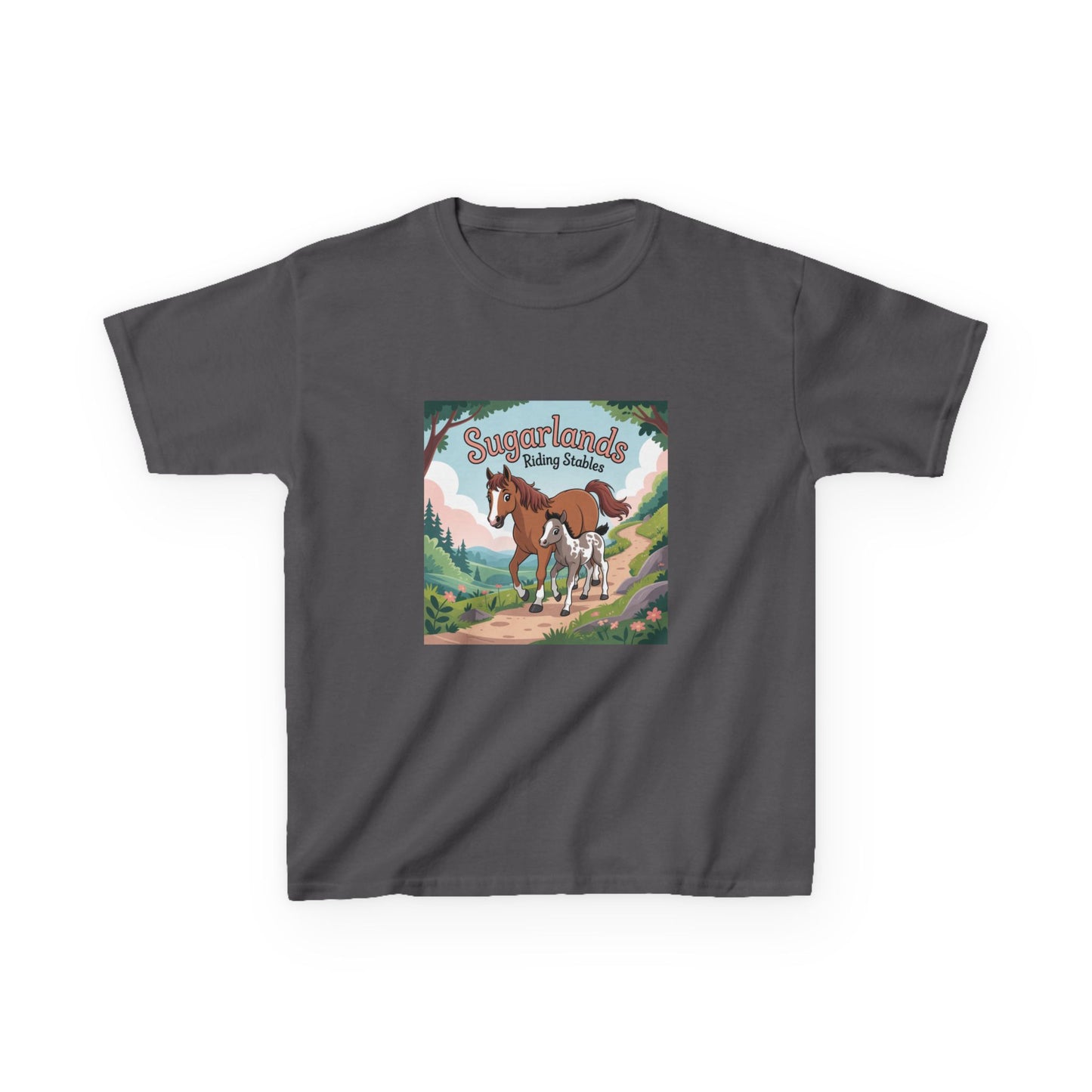 Sugarlands Riding Stables Mama and Baby Horse Kids Heavy Cotton™ Tee