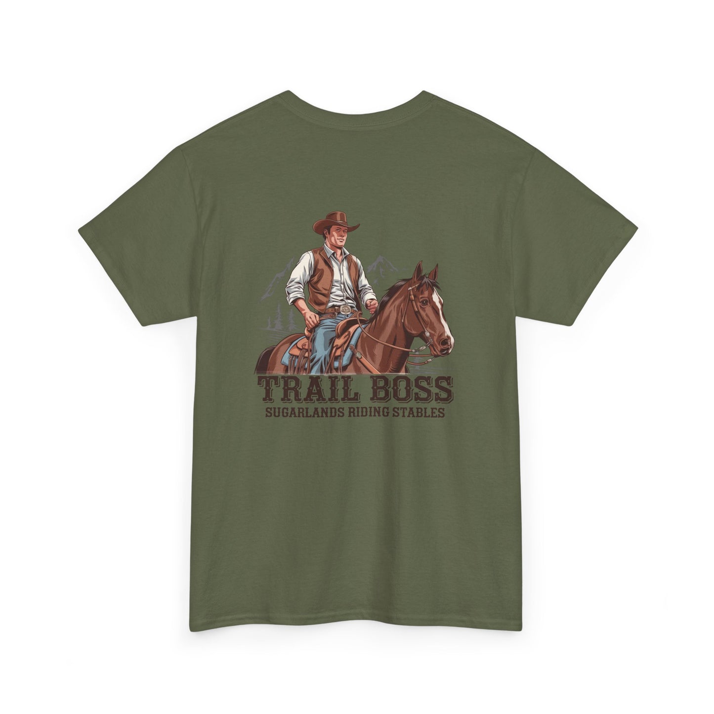 Sugarlands Riding Stables Cowboy Trail Boss Unisex Heavy Cotton Tee