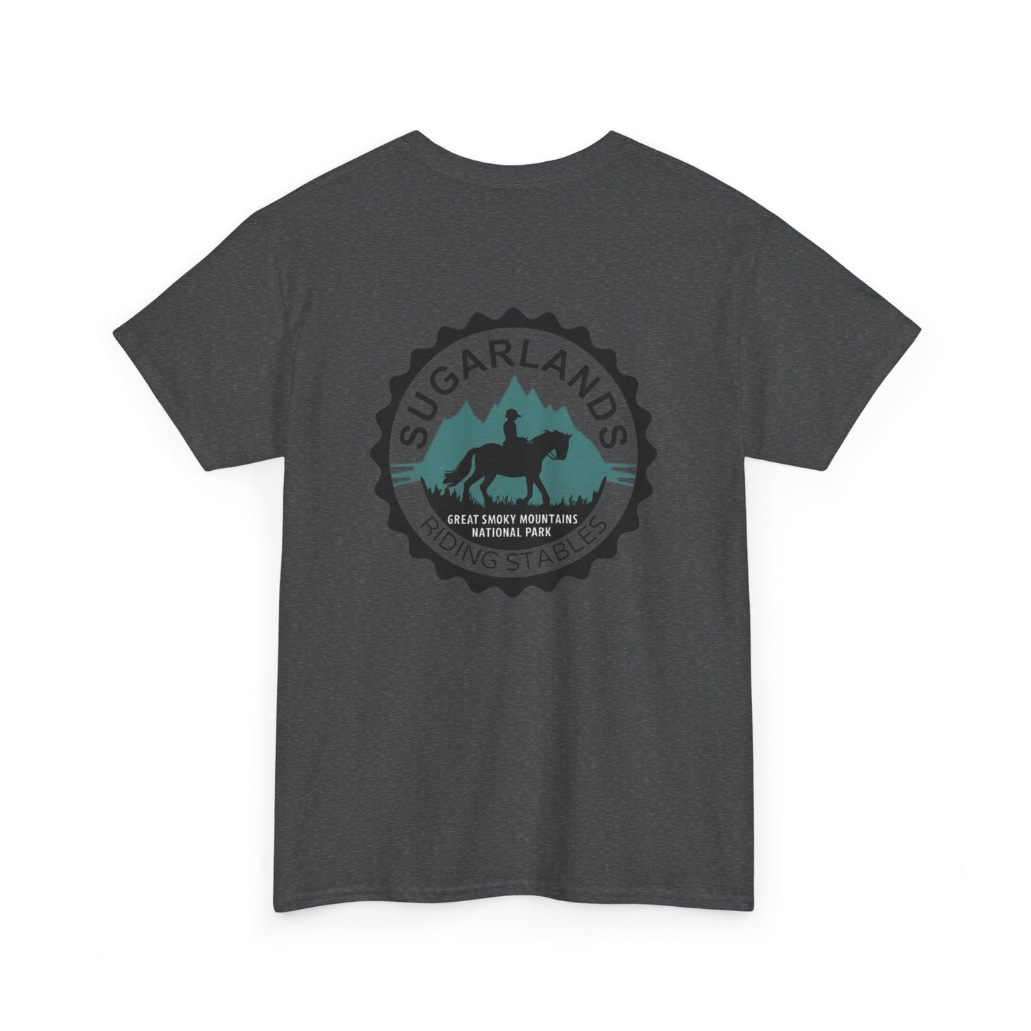 Sugarlands Riding Stables GSMNP Rider Unisex Heavy Cotton Tee