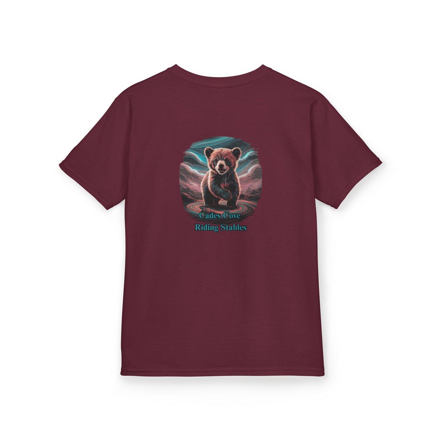 Cades Cove Riding Stables Baby Bear Kids Heavy Cotton™ Tee