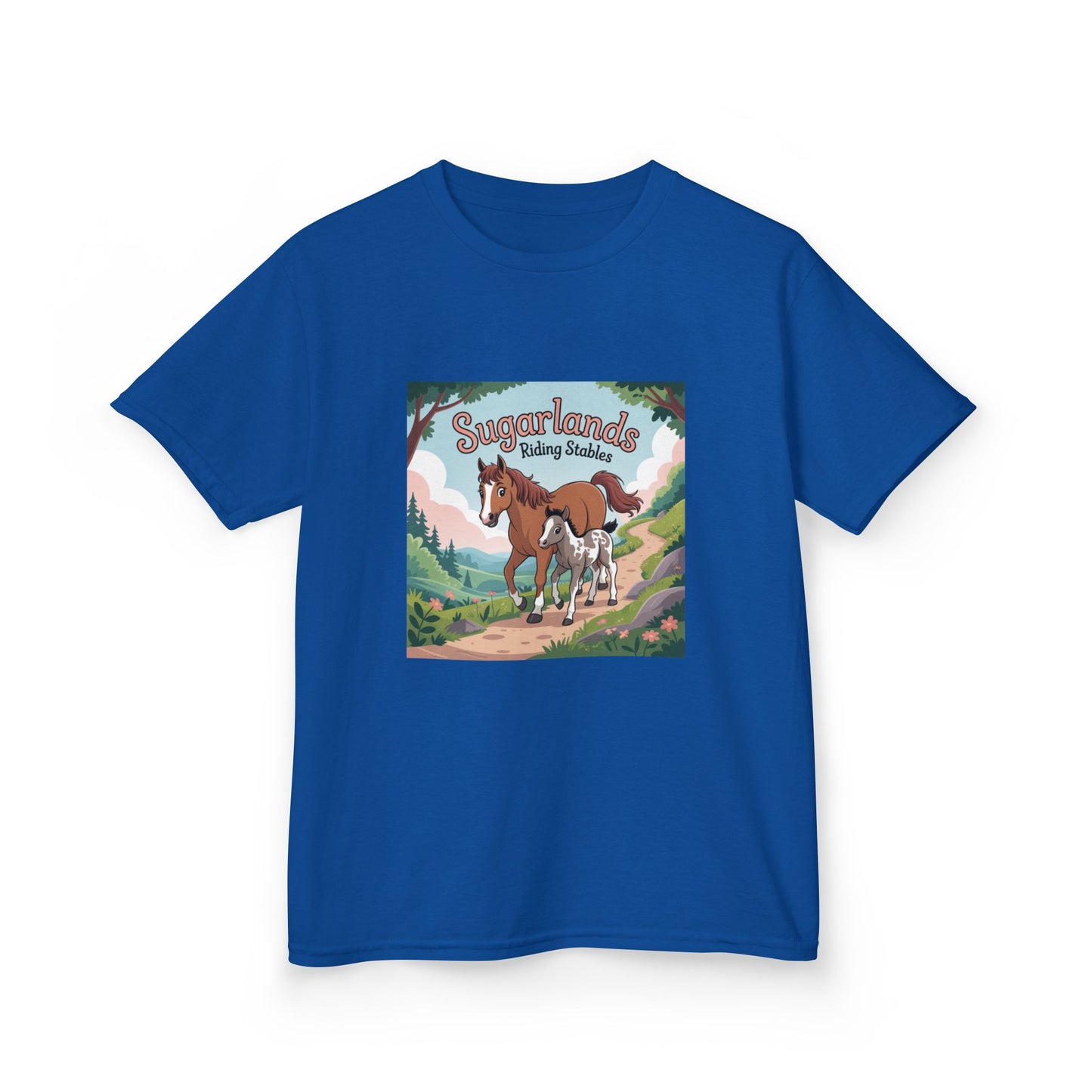 Sugarlands Riding Stables Mama and Baby Horse Kids Heavy Cotton™ Tee