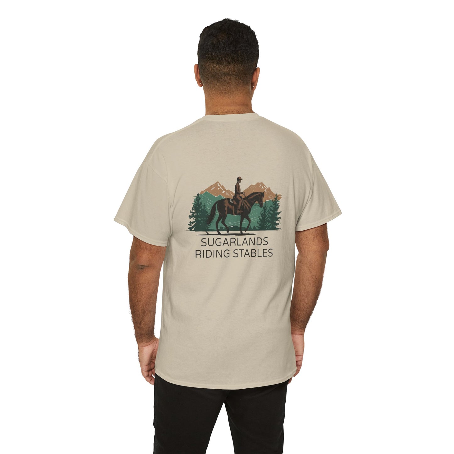 Sugarlands Riding Stables Mountain Rider Unisex Heavy Cotton Tee