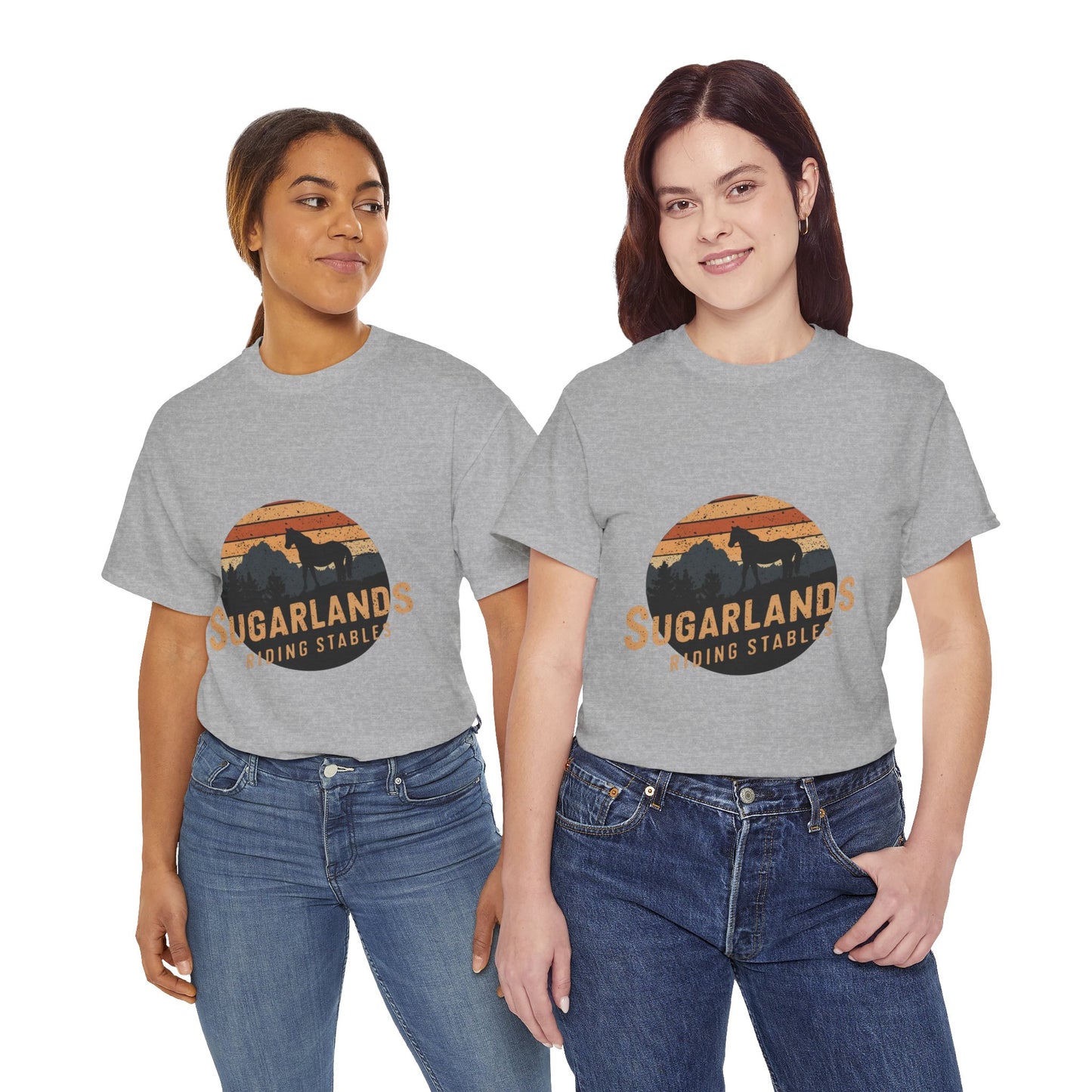 Sugarlands Riding Stables Mountain Horse Unisex Heavy Cotton Tee