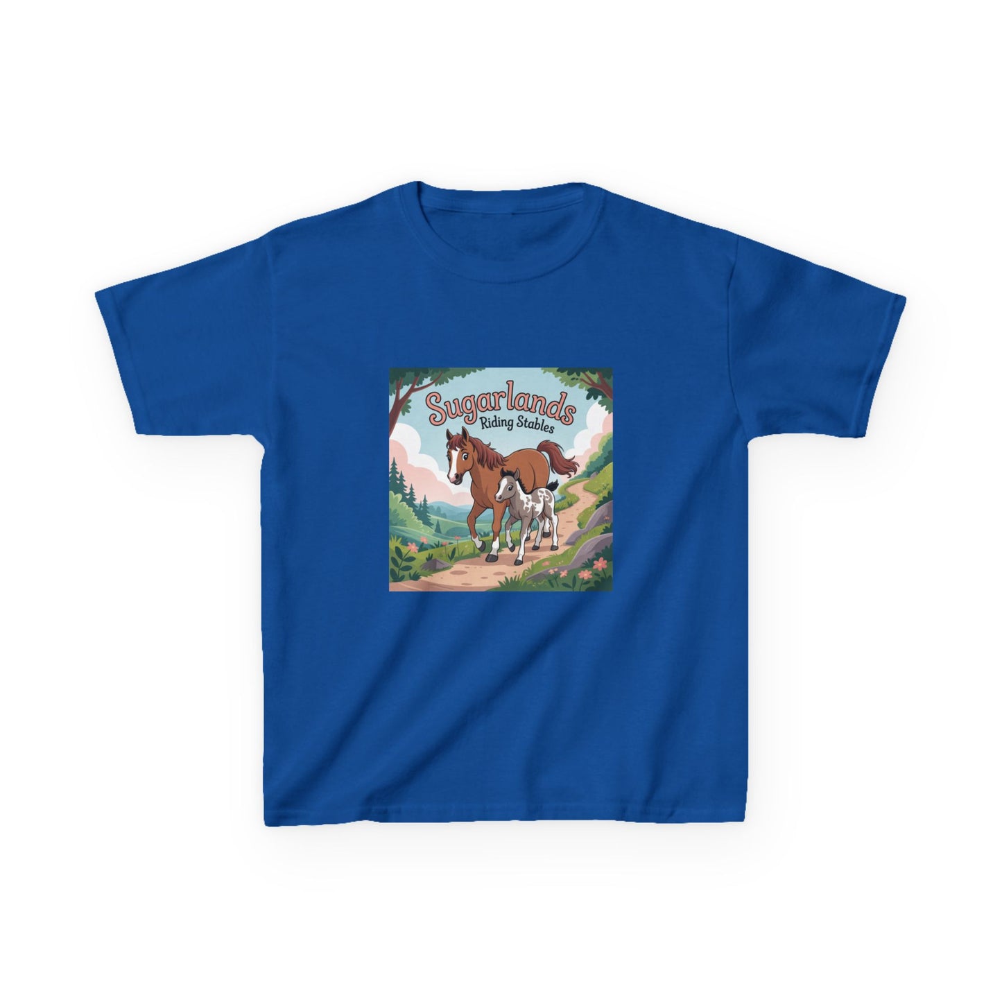 Sugarlands Riding Stables Mama and Baby Horse Kids Heavy Cotton™ Tee