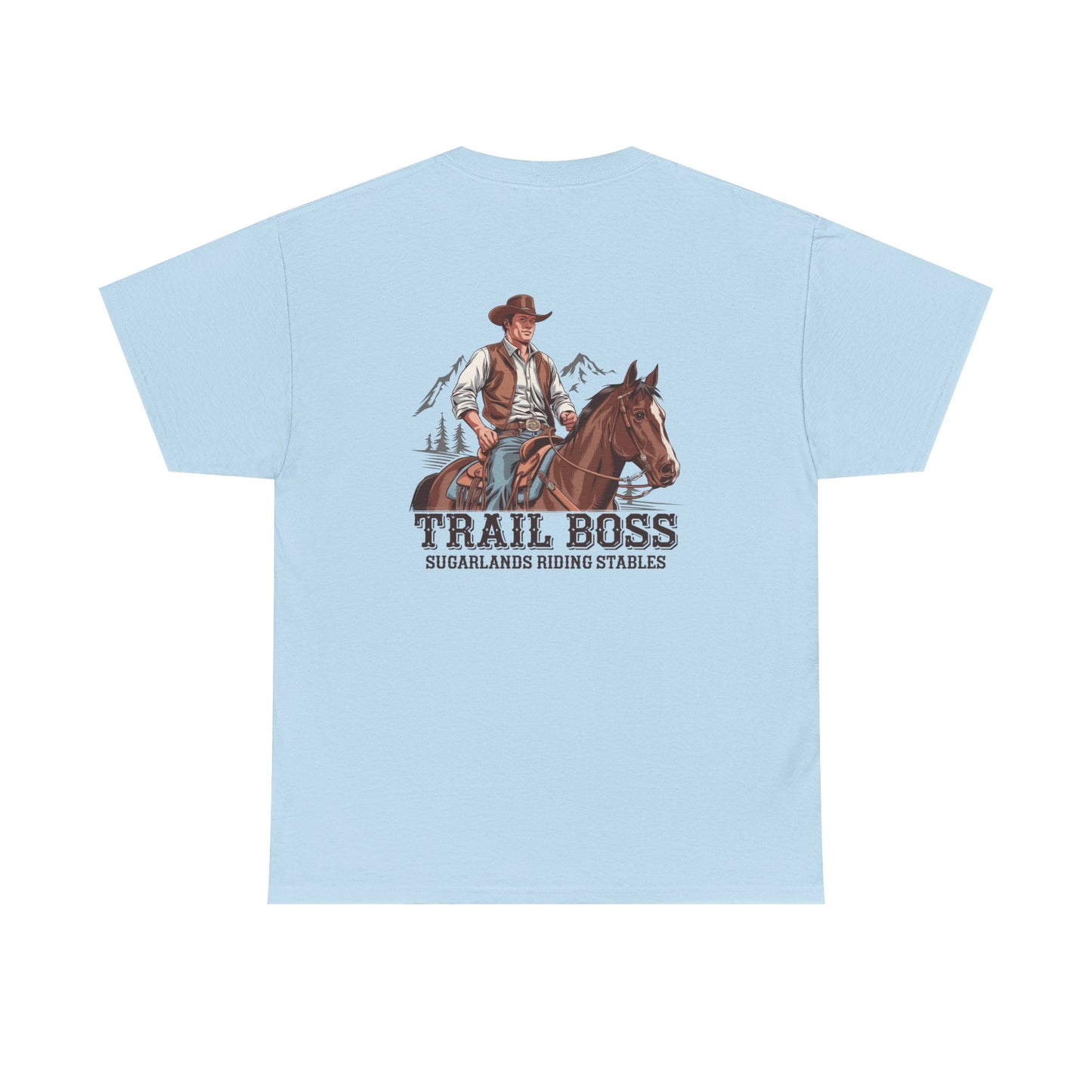 Sugarlands Riding Stables Cowboy Trail Boss Unisex Heavy Cotton Tee