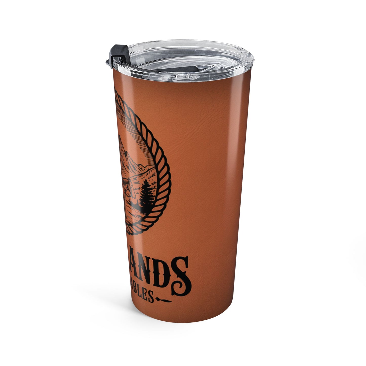 Lone Rider Emblem – Sugarlands Riding Stables Tumbler 20oz