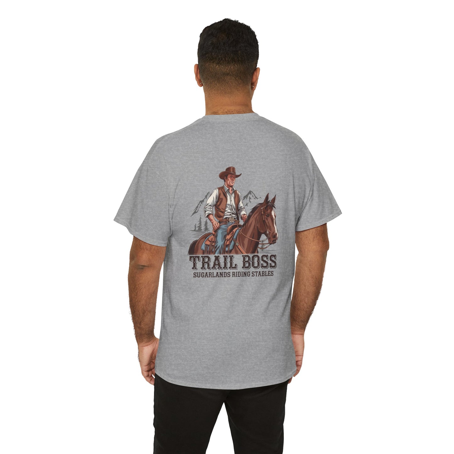 Sugarlands Riding Stables Cowboy Trail Boss Unisex Heavy Cotton Tee