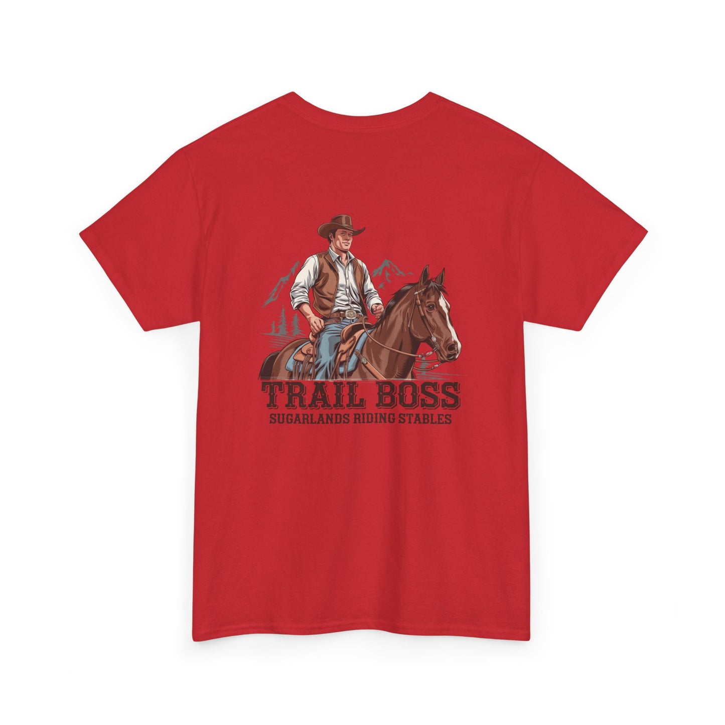 Sugarlands Riding Stables Cowboy Trail Boss Unisex Heavy Cotton Tee