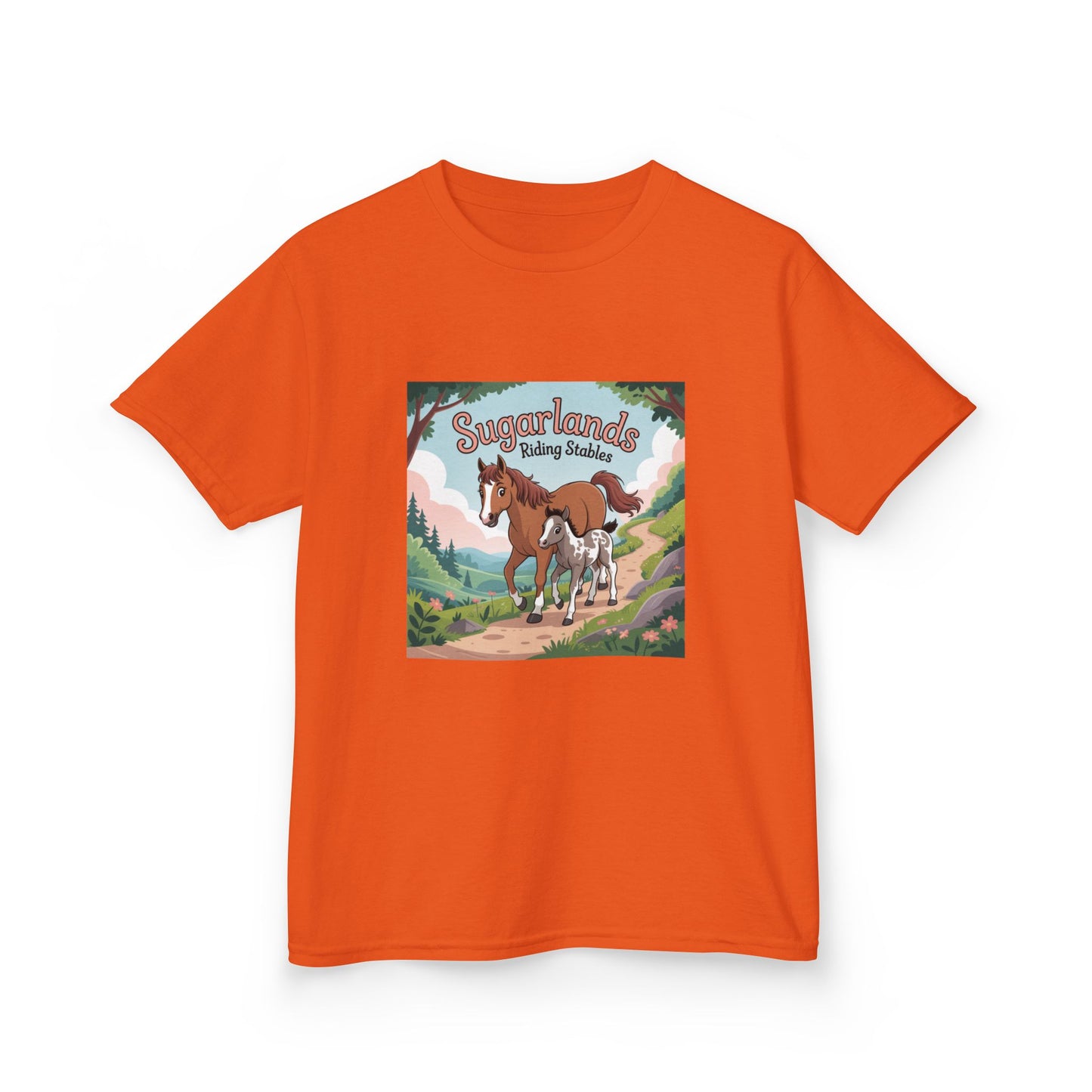 Sugarlands Riding Stables Mama and Baby Horse Kids Heavy Cotton™ Tee