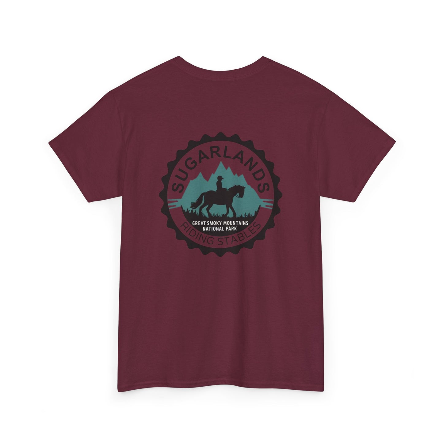 Sugarlands Riding Stables GSMNP Rider Unisex Heavy Cotton Tee