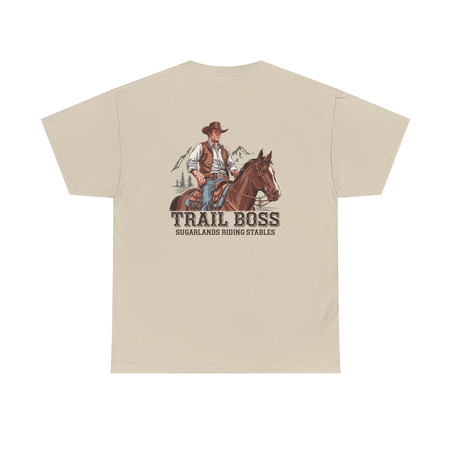 Sugarlands Riding Stables Cowboy Trail Boss Unisex Heavy Cotton Tee