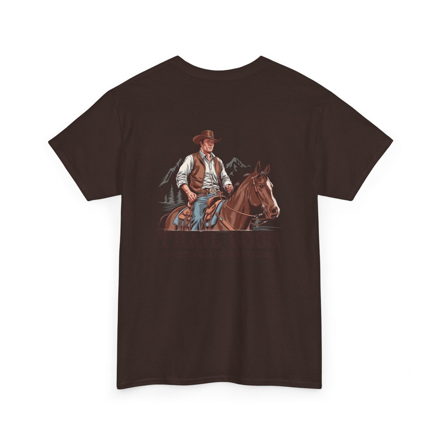 Sugarlands Riding Stables Cowboy Trail Boss Unisex Heavy Cotton Tee