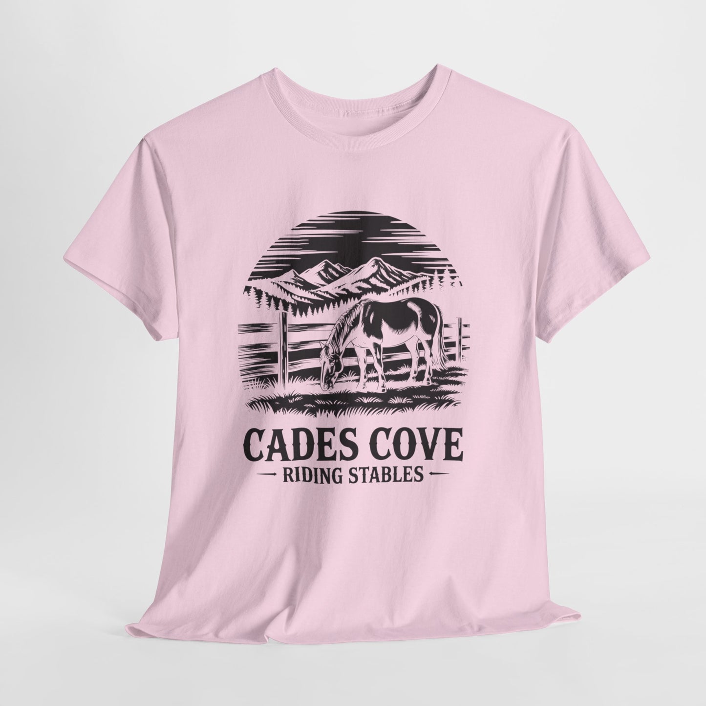 Cades Cove Riding Stables Mountain Horse Shirt – Smoky Mountains Horse Lover Tee