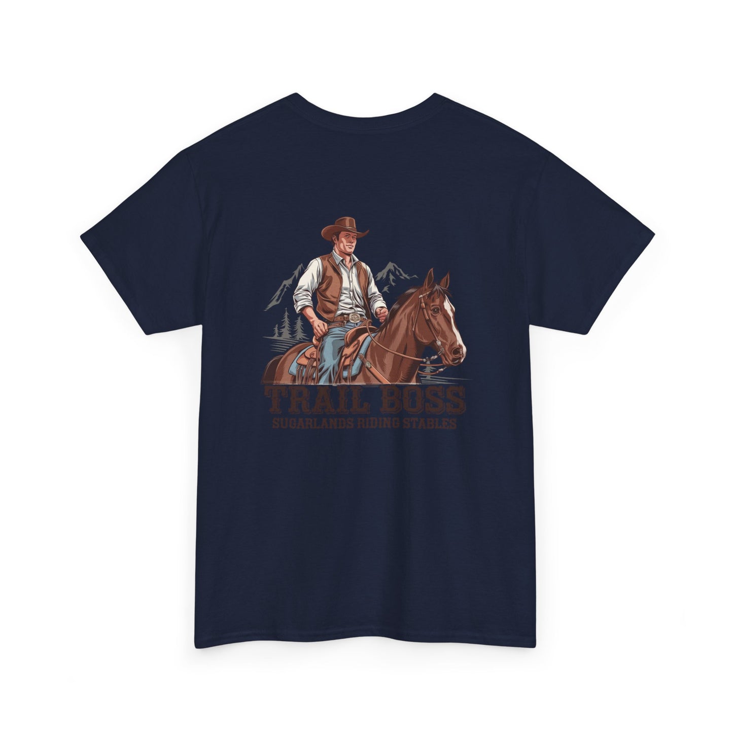 Sugarlands Riding Stables Cowboy Trail Boss Unisex Heavy Cotton Tee