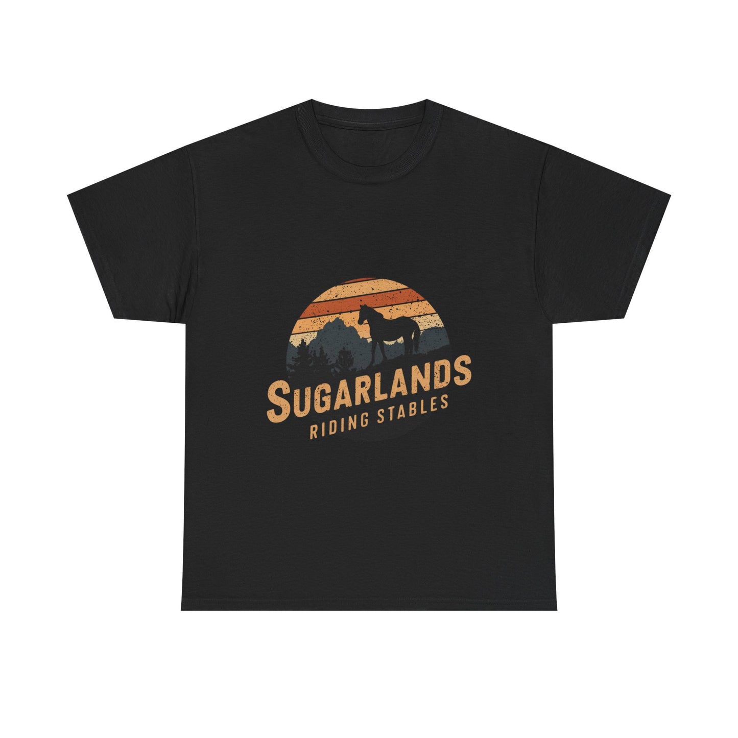 Sugarlands Riding Stables Mountain Horse Unisex Heavy Cotton Tee