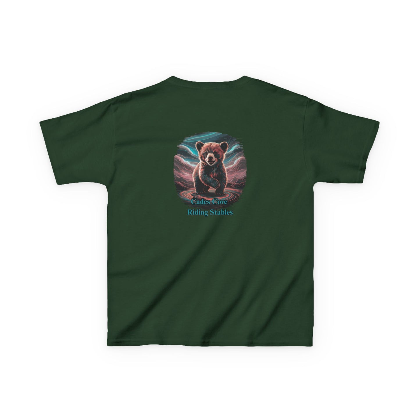 Cades Cove Riding Stables Baby Bear Kids Heavy Cotton™ Tee