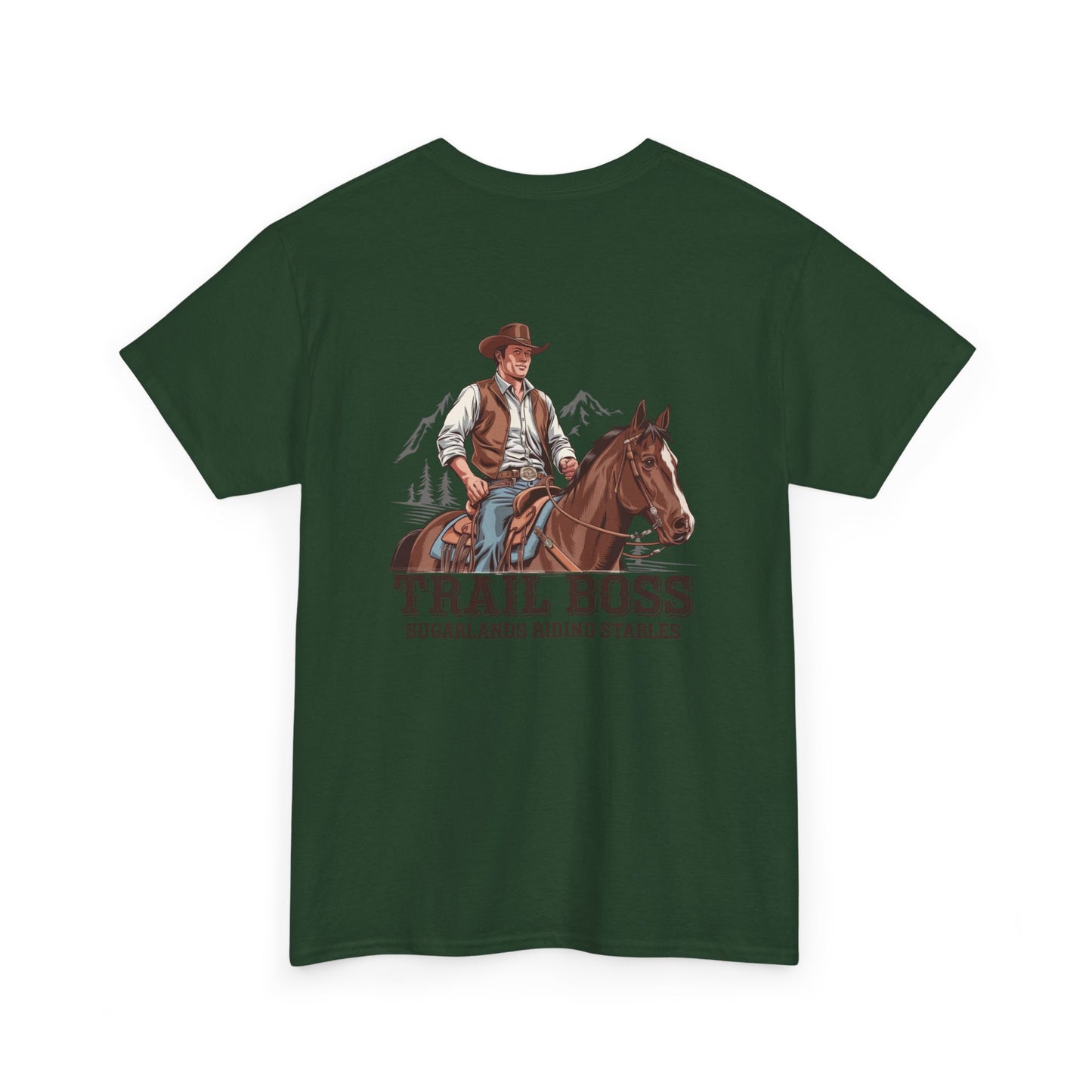 Sugarlands Riding Stables Cowboy Trail Boss Unisex Heavy Cotton Tee